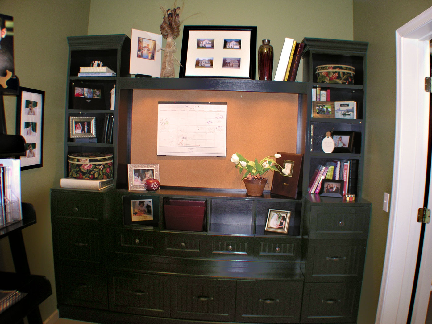 Custom Office Desk and Cabinet - Craftworks Custom Cabinetry